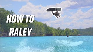 HOW TO RALEY  WAKEBOARDING  SUPERMAN  BOAT [upl. by Odiug]