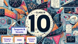 10th Class Mathematics Tangents and Secants Chapter 9 [upl. by Mackay]