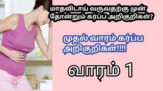 1Week pregnancy symptoms tamil முதுகு வலிஇப்படி இருந்தால் கர்ப்பம் உறுதி ஆகும் [upl. by Ketti]