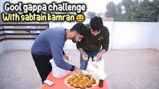 Golgappa Challenge With Sibtain Bhai 😍 [upl. by Rotberg]