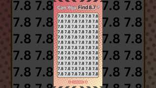 Perception Test Discover 87 Hidden in 78 BrainTeaser Shorts [upl. by Conard]