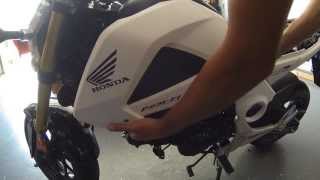 How to Remove HONDA GROM Body PanelsPlastics [upl. by Gratia850]