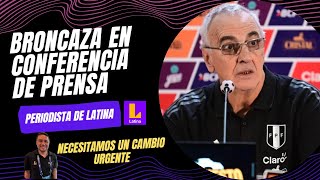 🗣️PERIODISTA DE LATINA DISCUTE CON JORGE FOSSATI EN CONFERENCIA DE PRENSA  ¡SE PUSIERON EL PARCHE [upl. by Tsew]