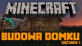 Minecraft Poradnik  Jak zbudować domek z drewna  1 HD [upl. by Adanar349]