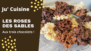 LA recette des roses des sables  3 chocolats [upl. by Fifine965]