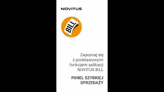 Panel szybkiej sprzedaży  Novitus Bill [upl. by Dowski]