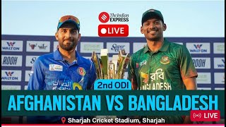 Bangladesh Vs Afghanistan live 2nd ODI [upl. by Semreh]