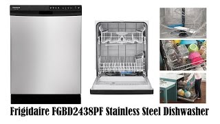 Frigidaire Stainless Steel Dishwasher  Frigidaire FGBD2438PF Stainless Steel Dishwasher [upl. by Ikeda]