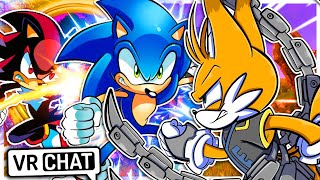 Sonic amp Shadow Meet Tails Nine VR Chat [upl. by Nreval]