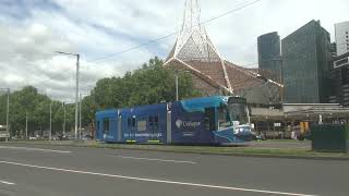 UniSuper Tram D1 3538 St Kilda Road [upl. by Dressler]