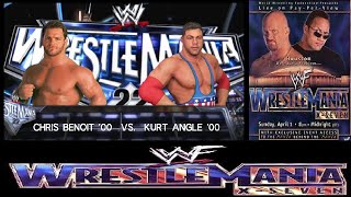 WrestleMania 17  Kurt Angle vs Chris Benoit [upl. by Anileme261]