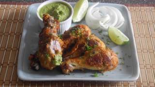 Tandoori Chicken RecipeRestaurantStyle Tandoori Chicken in the Oven [upl. by Cyndi244]