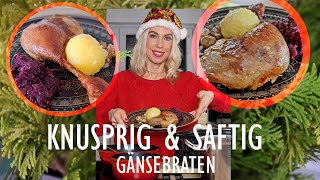 Gänsebraten rezept weihnachten  Gans to Go knusprige Perfektion [upl. by Gerdeen]