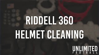 Riddell Speed 360 Disassemble amp Cleaning [upl. by Nahtanhoj711]