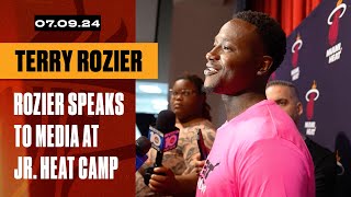 Terry Rozier Offseason Media Availability Rozier Speaks At Jr HEAT Camp  July 9 2024 [upl. by Hezekiah808]