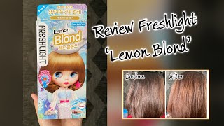 Review Freshlight Hair Color Foam  Lemon Blond [upl. by Busiek]