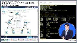 Configure VTP Pruning and Allow Vlans on Cisco Switch Speak Khmer [upl. by Costanzia508]