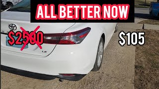 How to paint a bumper at home using Touch up direct [upl. by Esidnak]