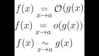 Analyse asymptotique 4  Comparaison asymptotique des fonctions [upl. by Anirual]