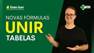 Como Unir Tabelas com Fórmulas no Excel  EmpilharV e EscolherCols [upl. by Lil]