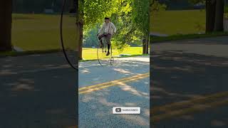 Pennyfarthing Bicycle big wheel [upl. by Nallek]