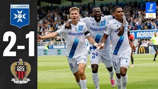 AJ Auxerre  OGC Nice 21 Résumé Ligue 1 202425 [upl. by Leavelle]