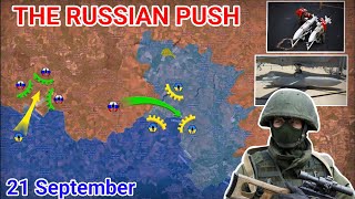 Russian forces continue to push in Kursk amp Pokrovsk 21 September 2024 [upl. by Adyht]