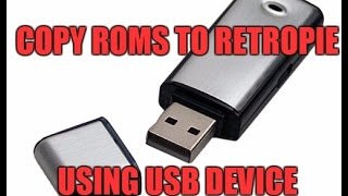 RetroPie Copying roms using USB [upl. by Latnahs825]