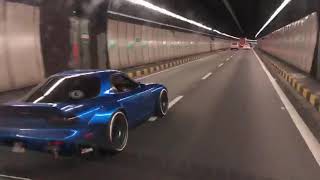 Mazda rx7 in tunnel [upl. by Root]