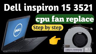 Dell Inspiron 15 3521 Cpu fan Replace [upl. by Monjo356]