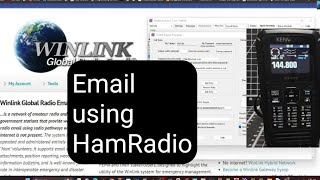 KENWOOD D75  WINLINK  Email Using Ham Radio [upl. by Laurent338]