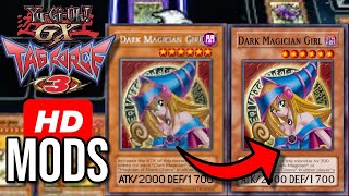 YuGiOh GX Tag Force 3 HD Texture Pack Mods Guide amp Showcase 2023 [upl. by Esorrebma]