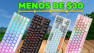 👉TOP 5 MEJORES TECLADOS MECANICOS BARATOS POR MENOS DE 30 DOLARES [upl. by Richey]