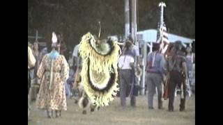 Leonard Cozad Sr talkingintroducing Kiowa song for Grand Entry at Indian Hills Powwow 1998 [upl. by Crescin]