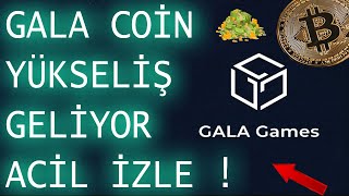 GALA COİN PUMP BEKLİYORUM🚨BİTCOİN GÜZEL HABERLER VAR [upl. by Hertha]