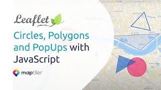 Leaflet Tutorial 2 Circles Polygons and PopUps with JavaScript [upl. by Granger]