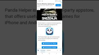 How to download Panda Helper app for mod games shorts [upl. by Arreip]