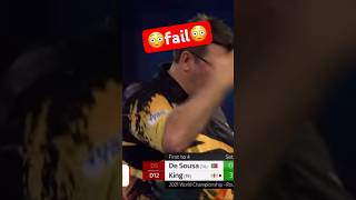 🤣Miscount King Jose de Sousa 🤣Darts Dart WM fyp fail miscount 🎯 [upl. by Raymonds]