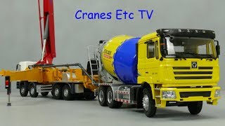 Yagao XCMG HB56K Concrete Pump  XCMG Mixer by Cranes Etc TV [upl. by Latvina163]