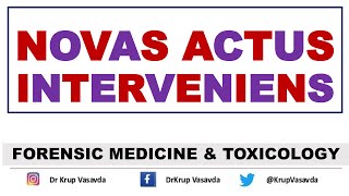 Novus actus interveniens  Laws of Tort  Dr Krup Vasavda [upl. by Cerellia]