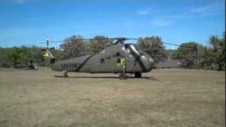 Sikorsky UH34D quotUgly Angelquot YL37 helicopter takeoff [upl. by Chong]