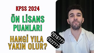 KPSS 2024 PUANLARI HANGİ YILA YAKIN OLUR [upl. by Prent]