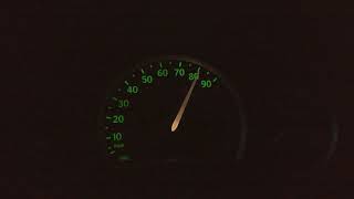 Saab 93 Nightpanel Speedometer Easter egg [upl. by Lybis]