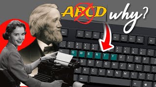 Why Arent Keyboards in ABC Order  Why QWERTY Keyboard   Keyboard layouts History [upl. by Guthrey]