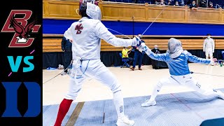 Boston College vs Duke ACC Mens Fencing Championship Highlights 2022  NCAA Fencing [upl. by Adiana551]