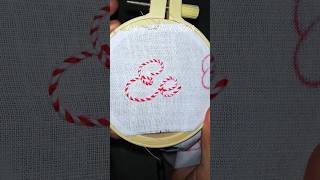 How to do whipped back stitch handembroideryforbeginners handmade backstitch embroideryfloss [upl. by Bradney356]