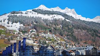 Travel to ENGELBERG MT TITLIS by SBB TrainSwitzerland🇨🇭 Travel Vlog winterwonderland switzerland [upl. by Huppert]