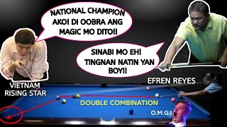 🏆AKALA NILA DEHADO SI EFREN BATA 💪💪RISING STAR NG VIETNAM 😲quotDI OMOBRAquot SA MGA MAGIC SHOTS NI BATA [upl. by Clava]