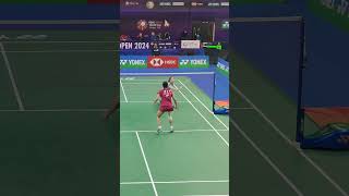 AN SE YOUNG VS BEIWEN ZHANG badminton rally [upl. by Eiffe806]