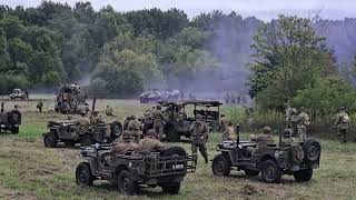 WW2 days battle reenactment in Rockford [upl. by Alatea]